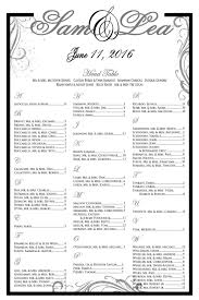 025 alphabetical wedding seating chart poster template wood