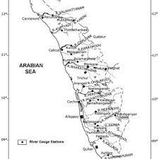 Computed following scaria et al. Important Rivers Of Kerala With Locations Of River Gauge Stations Note Download Scientific Diagram