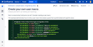 Code Block Macro Confluence Data Center And Server 7 10 Atlassian Documentation