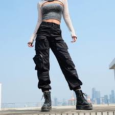 Check cargo pants for women prices, ratings & reviews at flipkart.com. Women S Black Cargo Pants Superior Style That Takes Your Look From Zero To Hero