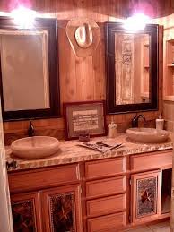 Spanish Cowboy Theme Interior Murals Design Installation Cowboy Bathroom Western Bathrooms Western Home Decor