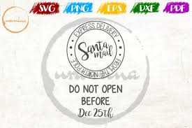 Download Express Delivery Santa Mail Graphic By Uramina Creative Fabrica Yellowimages Mockups