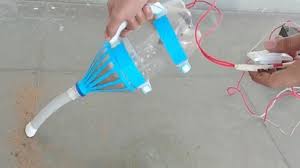 Lower the vacuum head with the pole and hose attached into the pool so that the head rests flat on the floor of the pool. How To Make A Vacuum Cleaner From A Plastic Bottle