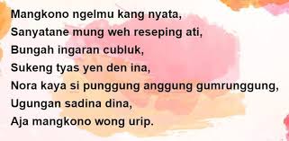 Akeh kang padha cerita, sun rungokna rina wengi, samengko isih eling. Jelasake Tegese Serat Wulangreh Kanthi Lengkap Tulisen Watak Lan Pengertian Saking Pupuh Brainly Co Id