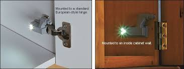 Wireless Hinge Led Battery Operated Lights Cabinet Lighting Hinges
