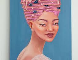 Oil Paiting Blue Projects :: Photos, videos, logos, illustrations and  branding :: Behance