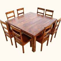 Richmond Rustic Solid Wood Square Dining Room Table Chair Set Square Dining Room Table Square Dining Tables Dining Room Table Set