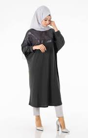 Bursa Fabrika Tesettur Tunik Pullu Salas Haki Brf1452 4 Moda Stilleri Tunik Islami Giyim