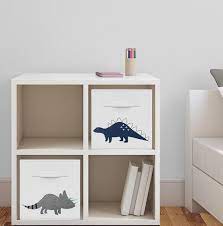 Dinosaur Fabric Storage Cube In 2021 Dinosaur Room Decor Dinosaur Toddler Room Fabric Storage Cubes