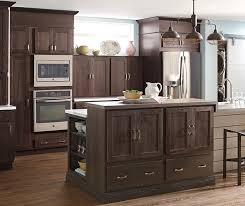Kemper cabinets is a certified brand in the kitchen cabinet manufacturers association. Dark Finish Modern Kitchen Cabinets Schrock Cabinetry