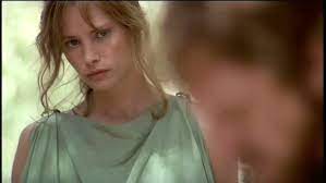 She is known for playing the title role in the tv miniseries, helen of troy, her portrayal of jill valentine in the science fiction action movie resident evil. Sienna Guillory As Helen Sienna Guillory Helen Of Troy Sienna