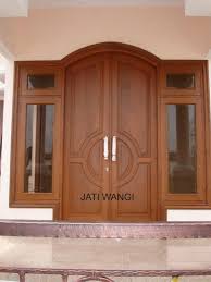 Namun tidak sedikit orang yang juga lebih menggemari bentuk 2 pintu. Desain Pintu Rumah Minimalis Modern Supplier Bata Ekspos