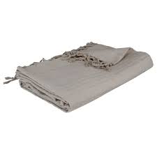 Telo Copritutto 160 X 220 Cm Romance Beige Tessuto Decorativo Eminza