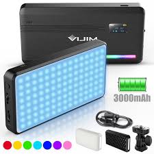 Beesclover 2500k 9000k Dimmable Fill Dslr Smartphone Vlog Photography Lighting Kit Vijim Vl196 Rgb Led Video Light Lamp R57 Photographic Lighting Aliexpress