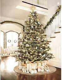 Noble Fir Christmas Tree Traditional Holiday Decorations Burlap Christmas Tree Gold Christmas Tree Beautiful Christmas
