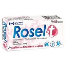 Amantadina Clorfenamina Paracetamol Rosel Tabletas Farmacia Medilife