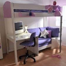 It's equipped with an upright but angled corner ladder and a shelved desk lapping a part of a lower bed. 77 Loft Bed With Desk Design Ideas Loft Bed Bed Desk Bunk Bed With Desk