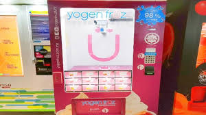 Malaysia Yogen Fruz Ice Cream Vending Machine Ice Cream Vending Machine Candy Crane Vending Machine