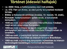 Intenzív haltenyésztés bemutatása - PDF Ingyenes letöltés