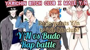 Yarichin Bitch Club x Male Y/N| Budo wants Y/n to join his club? Rap battle  Y/n vs Budo - YouTube