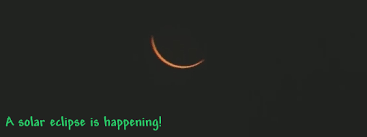 Está acontecendo um eclipse solar! o eclipse solar é um evento do hardmode que ocorre raramente depois que pelo menos um chefe mecânico tenha sido derrotado. A Solar Eclipse Is Happening Terraria