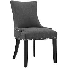 Modway Marquis Gray Fabric Dining Chair Eei 2229 Gry The Home Depot Fabric Dining Chairs Side Chairs Dining Upholstered Dining Side Chair