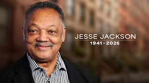 BREAKING NEWS: Chicago icon and civil rights leader Rev. Jesse Jackson has  died at the age of 84. According to a statement, Jackson "died peacefully  Tuesday surrounded by family."