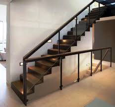This one has a black curvy design that matches the curves of the stairs and surrounding furniture. 31 House Railing Design Ideas For Balcony Staircase In India