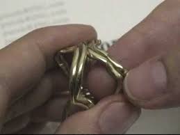 Sterling silver ladies four band puzzle ring. Puzzle Ring Solution For 8 Band Regular Puzzle Rings 8b141 Youtube