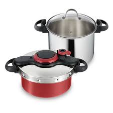 Tefal Clipso Minut Duo 4 Pieces Pressure Cooker Set