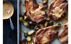 All You Need Is A Handful Of Ingredients Including One Unusual One And One Sheet Pan To Make These Delicious P Pan Pork Chops Pork Recipes Pork Chop Recipes