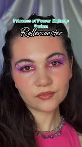 The second look in my Princess of Power Makeup Series💜 Here’s how I see  “Rollercoaster” in makeup✨ #marinaandthediamonds #marinadiamandis  #princessofpower #makeupinspiration #creativemakeup @MARINA ...