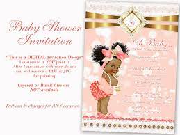 Baby Shower Invitation Gold Baby Shower Invitation Peach And Etsy Gold Baby Shower Invitations Baby Shower Invitations Peach Baby Shower