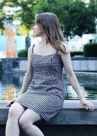 Asos Black And White Gingham Dress Gingham Mini Dress In One Size Fits All Brandy Melville Karla Dress In Black And White Check Fox Petite F Asos Petite Dresses Petite Fashion Petite Dresses