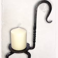 Cheap candle holders, buy quality home & garden directly from china suppliers:2 colors new candle holder iron metal hanging stand wedding candlestick glass ball candle lantern cabin nordic wrought iron vase photo frame postcard frame creative home living room set table. Mytholon Hand Forged Candle Holder Gudrun Celticwebmerchant Com