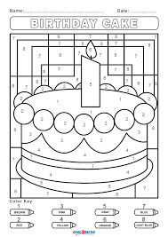 Here is a small collection of free color by number coloring pages to print for your aspiring artists. Free Color By Number Worksheets Cool2bkids