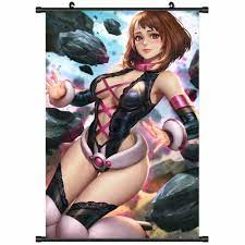 Ochako Uraraka My Hero Academia Poster Wall Scroll Anime Hot Girl Canvas  Print | eBay