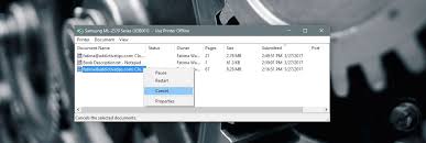 On a windows pc, clear the print spooler to clean out your queue. How To View And Clear The Printer Queue In Windows 10