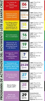 Cortesía isc en el marco del día internacional del orgullo lgtb+, la agenda cultura sonora digital, que inició a finales de marzo. Un Gay En Santa Cruz Calendario Para El Mes Del Orgullo Y Diversidades