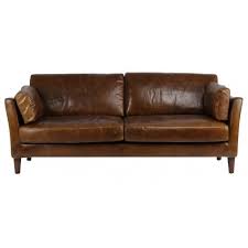 Canapé cuir marron 2 places. Canape Cuir Marron 2 Places Harlow Vintage Cosy Home Design