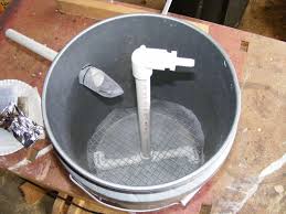 A gravity fed koi pond filter is an external filter that sits on the shore somewhere. Domegrowing Built A Better Pond Filter Yesterday Diy Pond Ponds Backyard Diy Pond Filter