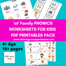 at word family phonics worksheets pdf downloadable sharing our experiences
