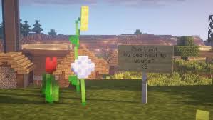 This mod is based on the popular trend on tik tok, but it provides features that will make any minecraft world ~vibe~. Plant A Flower In My Minecraft Realm With Your Name By Yaboiellis Fiverr