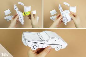Pragmatisch, schnell und immer lösungsorientiert. Auto Aus Papier Basteln Vorlage Und Anleitung Zum Falten Talu De