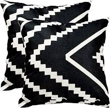 Black And White Accent Pillows Amazon Amazon Com Tealp Chevron Throw Pillow Cover Linen Cotton Decorative Pillow Case Home Sofa Cu In 2020 Decorative Pillow Cases Chevron Throw Pillows Plaid Throw Pillows