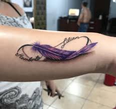 Especially if a person is no longer present, flowers create a contrast that brings out the positive part. 160 Infinity Tattoo With Names Dates Symbols And More For Women