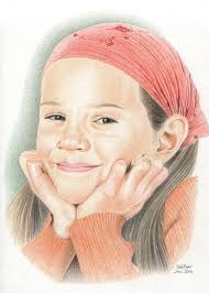 50 Bunt Portrait Zeichnung