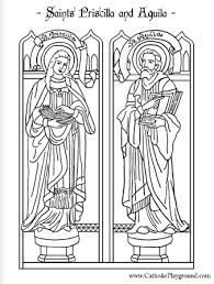 Saints Coloring Pages – Catholic Playground