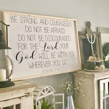 Large Framed Scripture Sign Joshua 1 9 Scripture Sign Bible Verse Wooden Scripture Sign Wo Wood Signs Bible Verse Wood Sign Scripture Scripture Signs