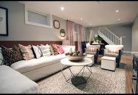 11 Easy Ways To Brighten Up A Dark Basement Basement Living Rooms Basement Living Room Ideas Basement Makeover